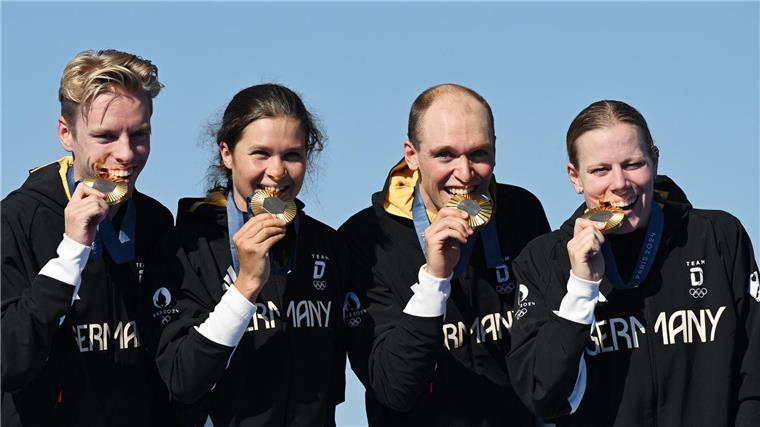 Gold ist das eine, Geld das andere Sie wollen nicht reicht werden mit ihrem Sport, aber abgesichert sein.