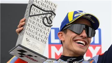 Siegerlächeln: Marc Márquez gilt als König des Sachsenrings.
