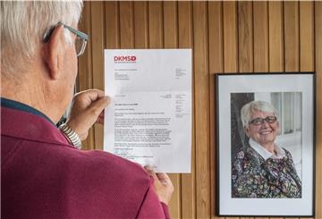 Siegfried Welters, Ehemann der verstorbenen Poloitikerin und Pädagogin Brigitte Lückert, ist überwältigt von der großen Spendenresonanz an die DKMS.