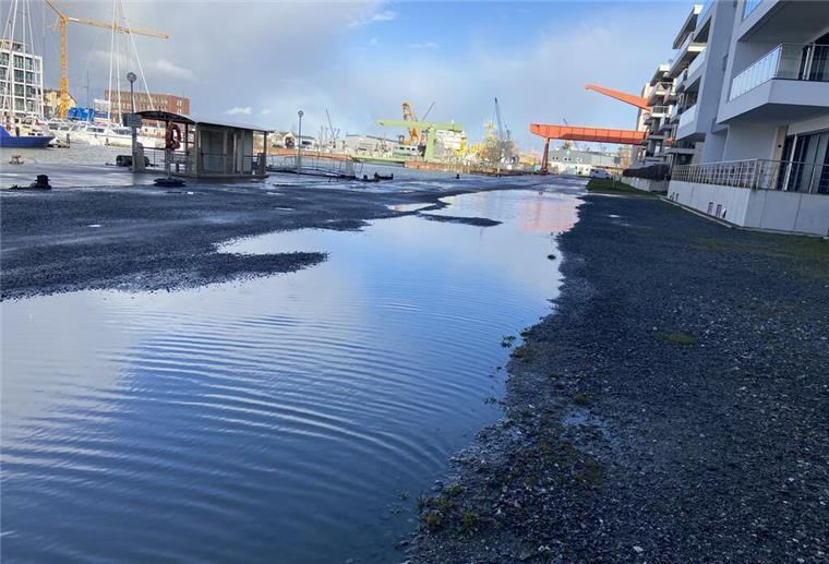 Blick auf den Neuen Hafen