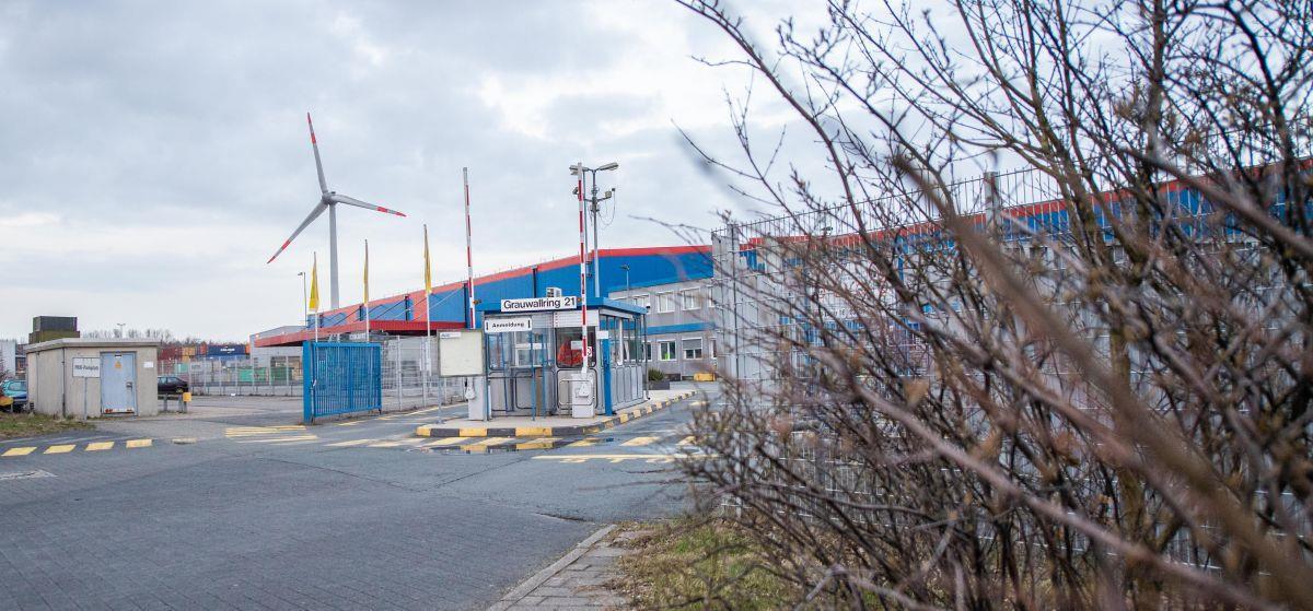 Siemens hat in Bremerhaven eine Halle gemietet.
