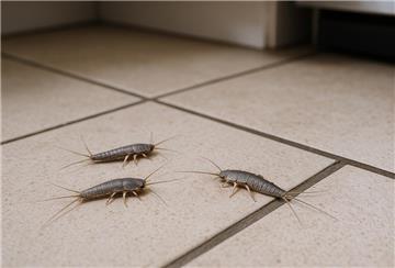 KI generiertes Bild von 3 Silberfischen