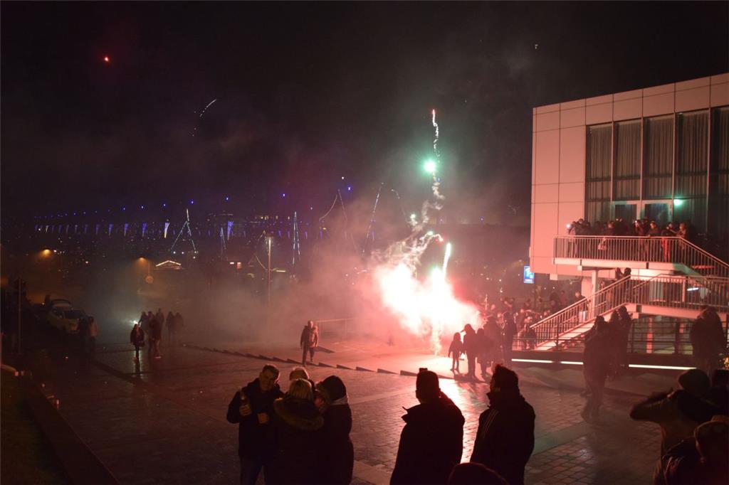 Silvester am Weserdeich
