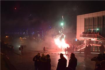 Silvester am Weserdeich