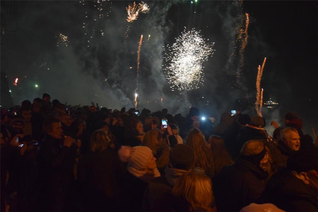 Silvester am Weserdeich