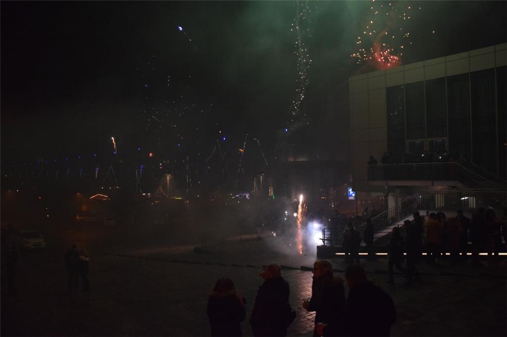 Silvester am Weserdeich