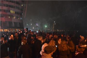 Silvester am Weserdeich