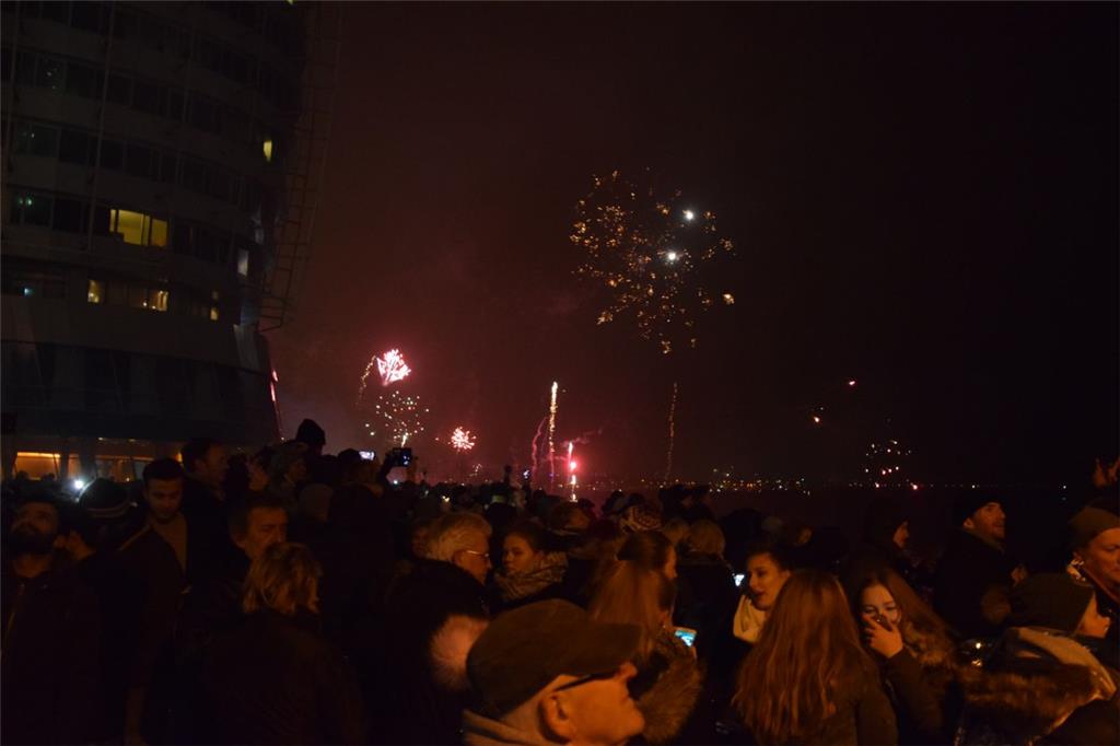 Silvester am Weserdeich