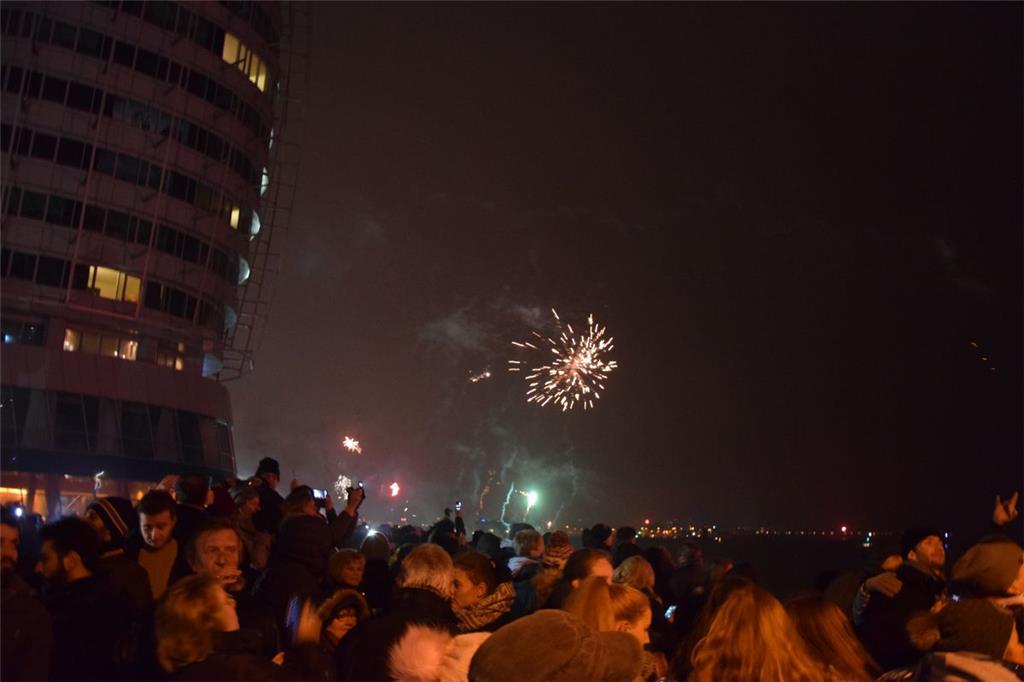 Silvester am Weserdeich