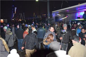 Silvester am Weserdeich