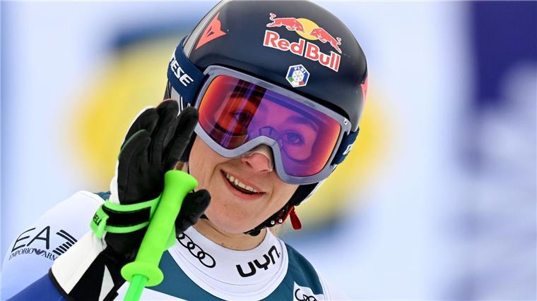 Comeback der Nasenpflaster: Hokuspokus oder Wunderwaffe? Skirennfahrerin Sofia Goggia setzt auch auf den Klebestreifen.
