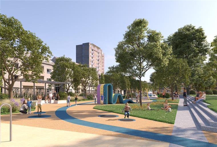 Ein schöner Kompromiss: Das sind die Pläne für den Platz hinter der Großen Kirche So könnte der „Bürgergarten“ an der Großen Kirche aussehen. Das Konzept von „Schramm und Partner“ wird in der weiteren Planung durch das Gartenbauamt bearbeitet.