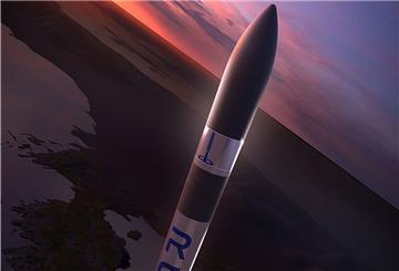Das Handout der Technologiegruppe OHB SE zeigt in einer 3D-Animation einen Microlauncher der Rocket Factory Augsburg RFA (Computersimulation).
