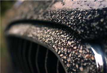 So sahen in den vergangenen Tagen zahlreiche Autos im Süden Deutschlands aus. Schuld: der „Blutregen“.