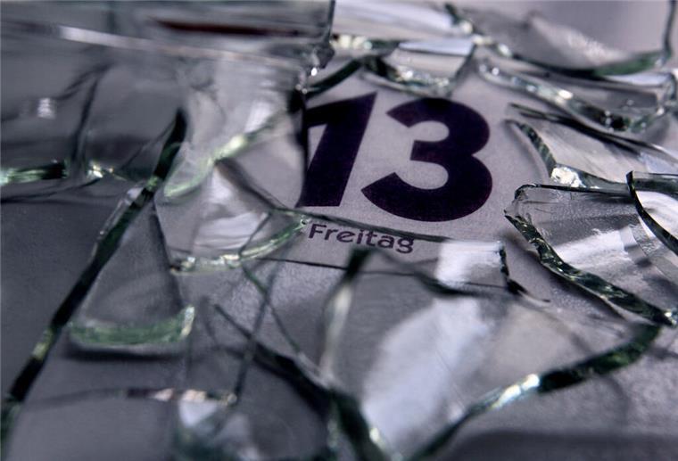 Freitag, der 13.: Kein Grund zur Panik, sagt die Statistik ILLUSTRATION - Freitag, der 13.