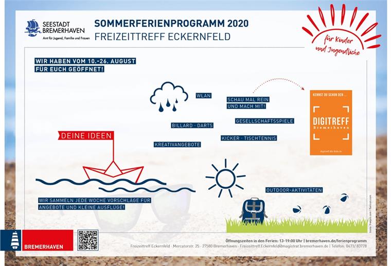 So sieht das Ferienprogramm im Eckernfeld aus.