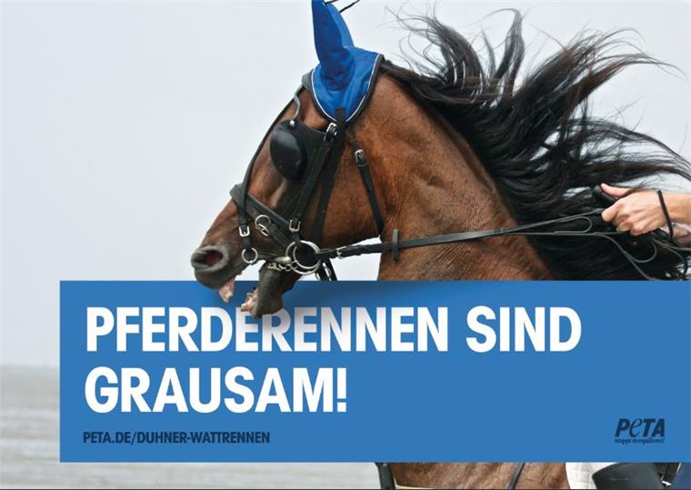 So sieht das Peta-Plakatmotiv aus.