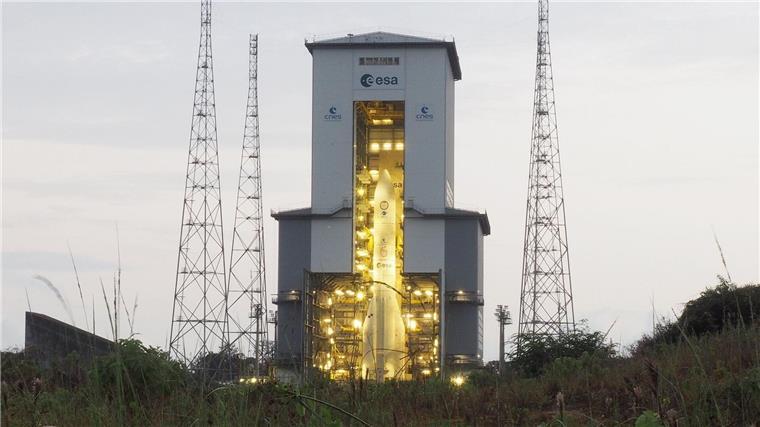 So sieht die Hoffnung der europäischen Raumfahrt aus: die Ariane 6.
