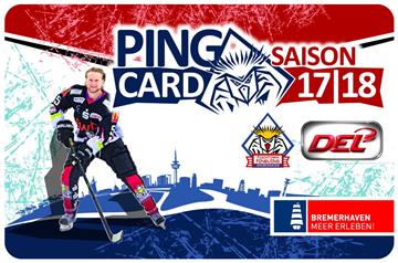 So sieht die neue Dauerkarte der Fischtown Pinguins aus. Kapitän Mike Moore ist dort zu sehen.