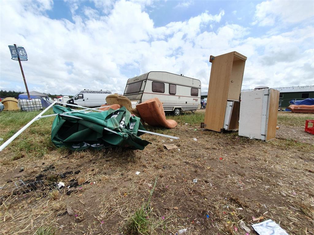 So sieht es auf dem Wohnmobil-Camp aus. Foto: Langen