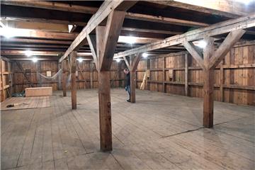 So sieht es im Inneren des denkmalgeschützten Munitionsdepots von 1874 aus. 
