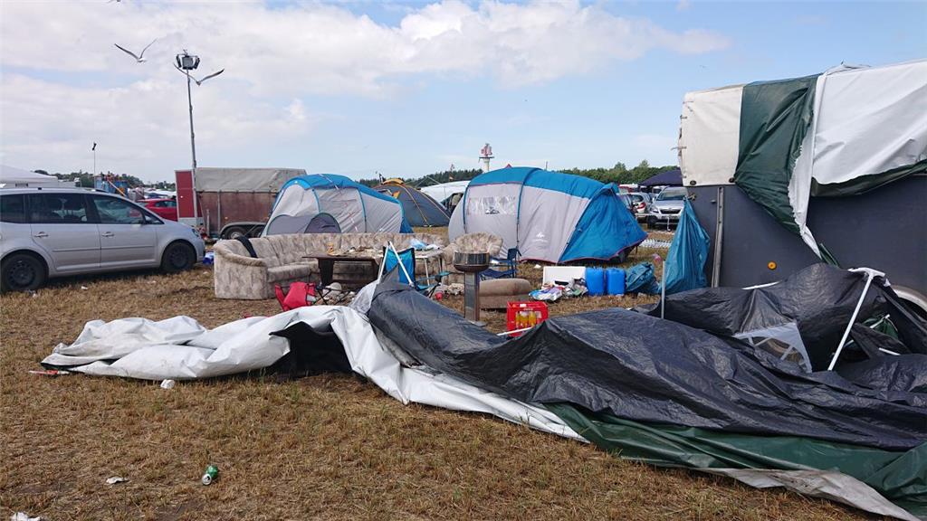 So sieht&apos;s an vielen Ecken auf dem Camps aus. Foto: Klein