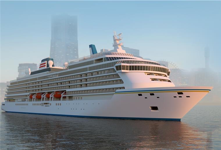So soll das neue Kreuzfahrtschiff aussehen.