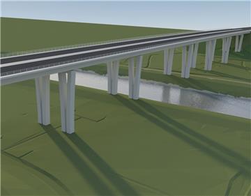 So soll die neue Huntebrücke aussehen, die bis 2026 fertig sein soll. 