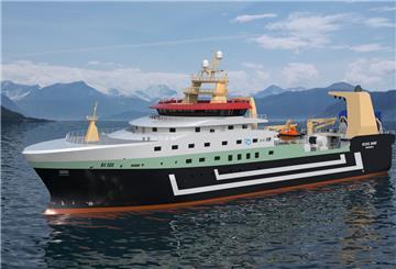 So soll die neue „Jan Maria“ aussehen. Das Schiff wird zurzeit in der Türkei gebaut. Heimathafen für den Hochseetrawler wird Bremerhaven.