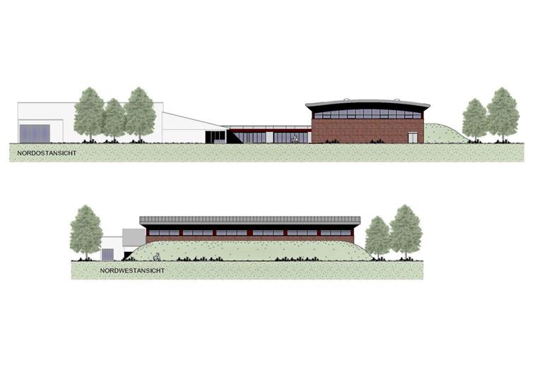 So soll die neue Turnhalle in Sittensen aussehen, die der Bauausschuss favorisiert.  