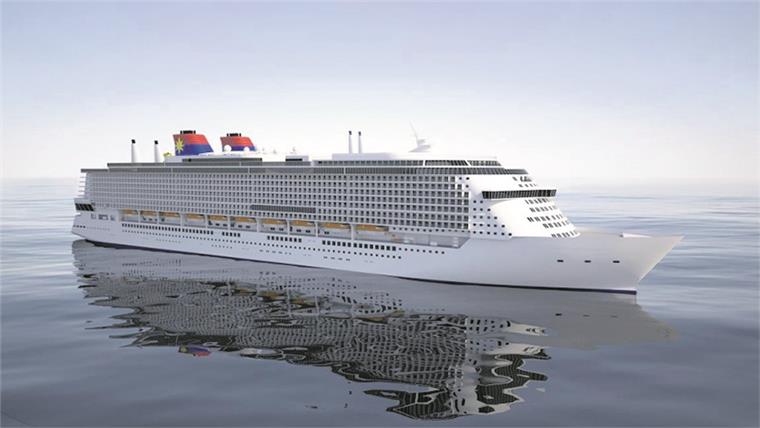Riesenpötte: So sollen die Kreuzfahrt-Giganten aussehen, die die Lloyd Werft für Star Cruises bauen soll. Sie bieten Platz für 5000 Passagiere.