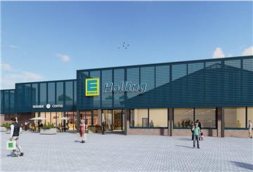 So wird er aussehen, der neue Edeka-Markt von Tobias Holling in Langen. Ende 2022 soll er eröffnen, hofft der Unternehmer.