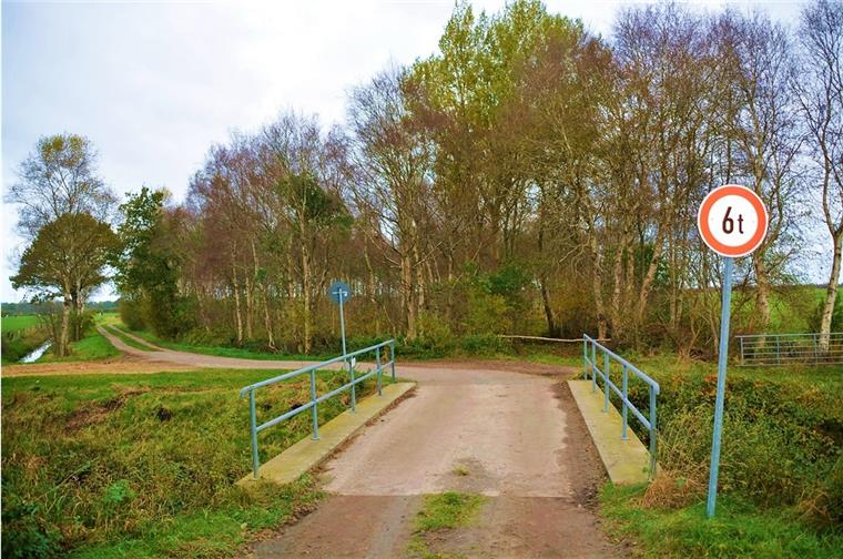 Sofern Fördermittel fließen, soll auch die Stahlbetonbrücke am Seekenmoor in der Gemarkung Neuenwalde durch einen Stahl-Wellenprofil-Durchlass ersetzt werden.