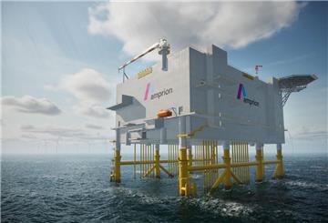 Solche Konverterstationen sollen in ein paar Jahren in Bremerhaven bei der Lloyd Werft gebaut werden - und jetzt in Teilen bei der Meyer Werft in Papenburg.