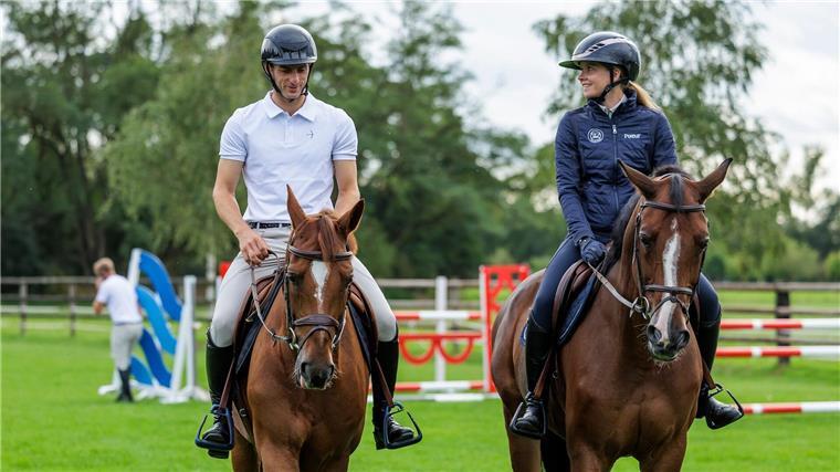 Sophie Hinners (r) und Richard Vogel gehören beide zum A-Kader.