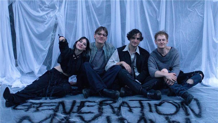 Sophie Löw (l-r), Christoph Kuhn, Johannes Blindhofer und Jakob Herber sind Culk.