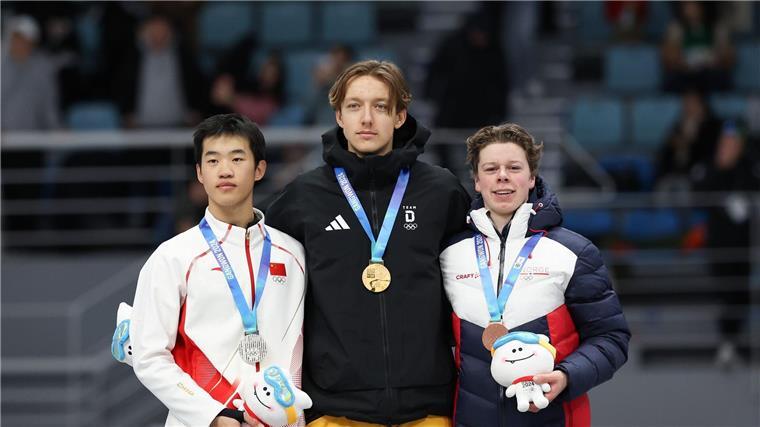 Sorgt für den zweiten deutschen Rekord: Finn Sonnekalb (M).