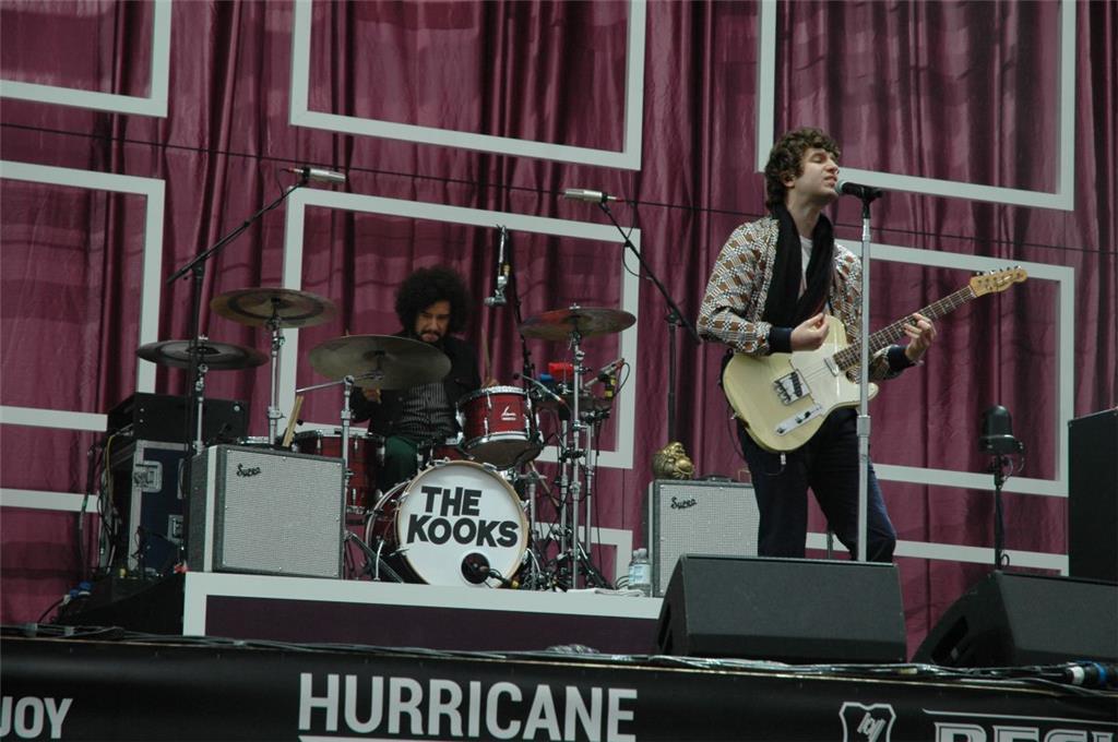 Sorgten für Tanzstimmung: The Kooks aus England.