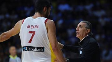 Spaniens Basketball und Trainer Sergio Scariolo