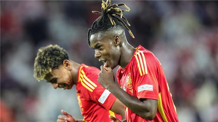 Spanisches Traumduo: Williams (r) und Yamal.