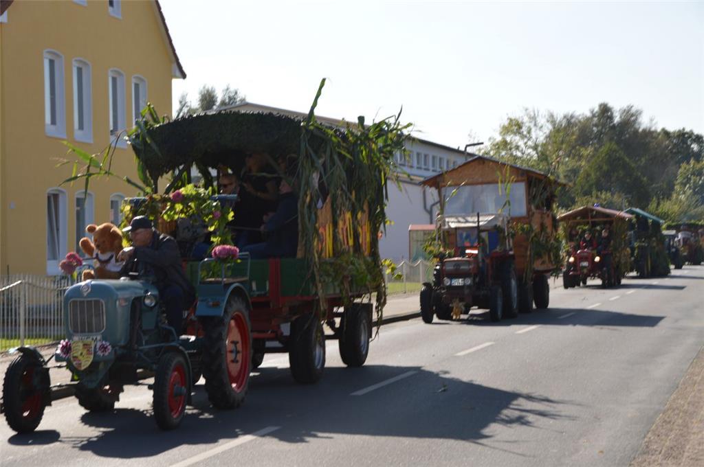 Spieka und Cappel feiern das Erntefest samt Umzug. Foto: Malekaitis