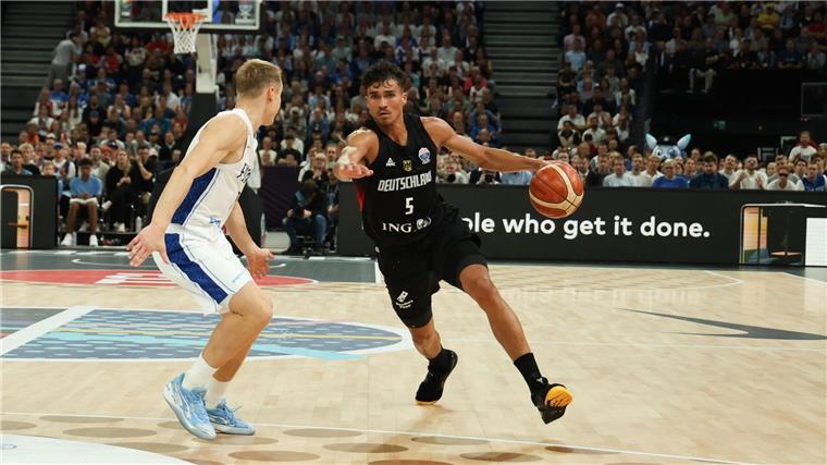 Top-Favorit bei der Basketball-EM Spieler Tristan Da Silva gibt dem deutschen Team eine 1+ für die Leistung in der Vorrunde.