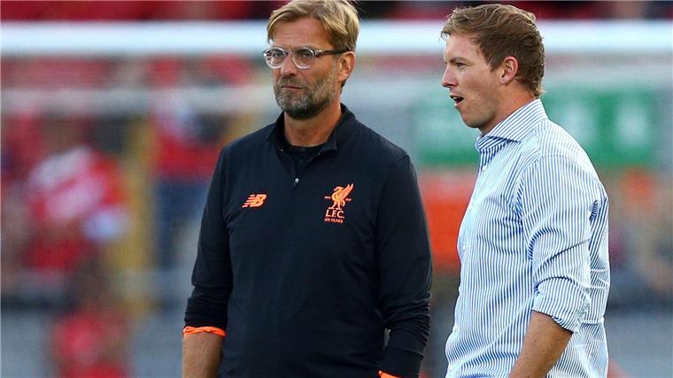 Spielten damals gegeneinander: Klopp und Nagelsmann.