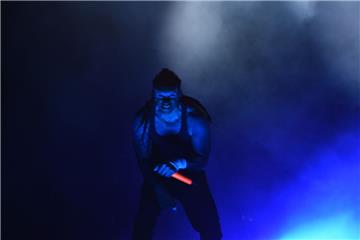 Spielten mit Licht und Beats: The Prodigy. Die Engländer waren Headliner am Sonnabend.