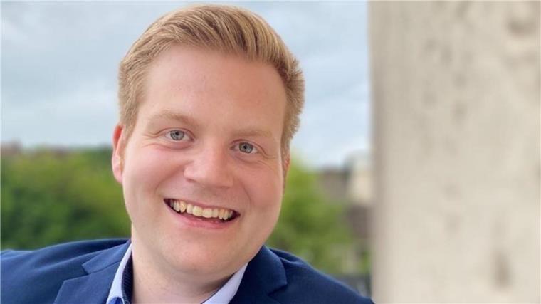 Sprecher der Stadt Geestland, Merlin Hinkelmann.