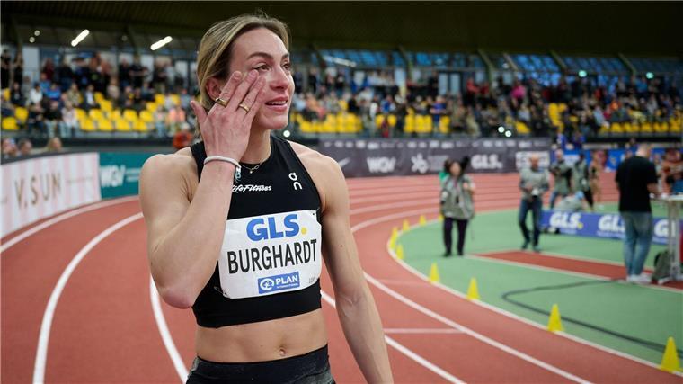 Sprinterin Alexandra Burghardt sorgte bei der Hallen-DM in Dortmund für eine Weltklasse-Zeit.