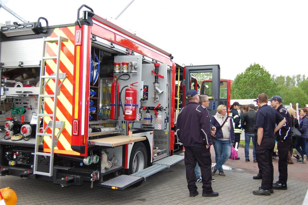 Staudenmarkt 2019 in Hagen: Auch die Freiwillige Feuerwehr stellte sich vor. Fot...