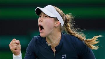 Steht einen Monat nach ihrem Sieg in Dubai erneut im Finale eines Masters: Die erst 17 Jahre alte Mirra Andrejewa.