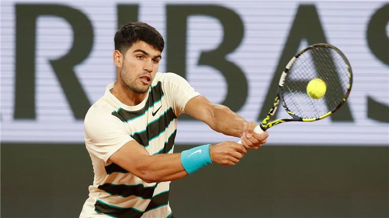 Alcaraz wieder im Finale der French Open Steigerte sich sukzessive: Alcaraz.
