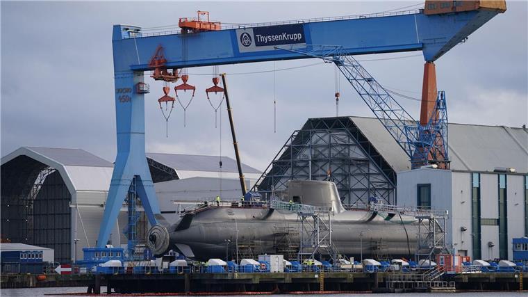 Steigt der Bund beim Kieler U-Boot-Bauer TKMS ein? (Archivbild)